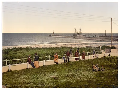 The beach Warnemunde Mecklenburg-Schwerin Germany