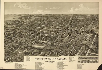 Denison, Texas, 1886