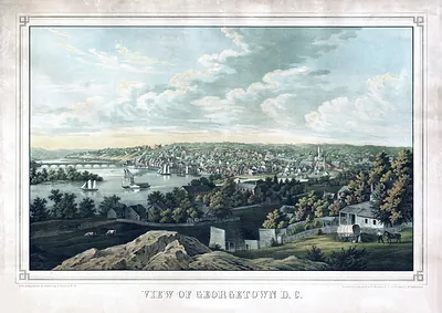DC Georgetown 1855 MAP