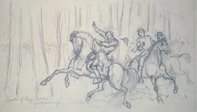 Death of Reynolds--Gettysburg