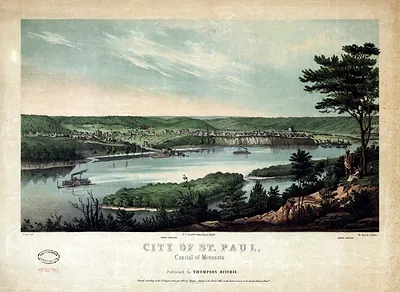 St. Paul, Minnesota, 1853
