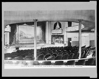 Interior view, Opera House, Traer, Iowa
