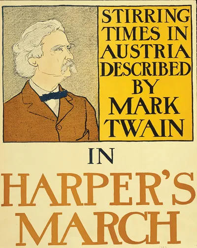 Stirring Times in Austria Described by Mark Twain in Harper's March