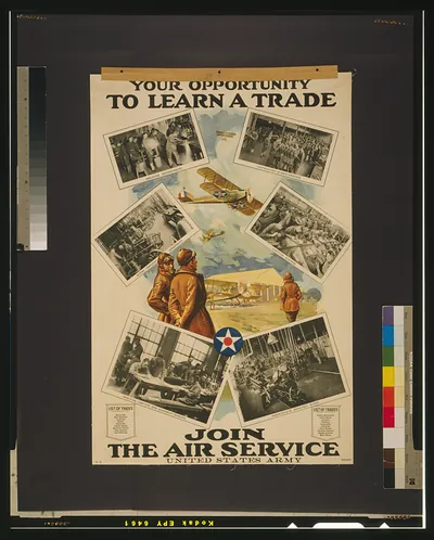 Your opportunity to learn a trade Join the Air Service, United States Army.