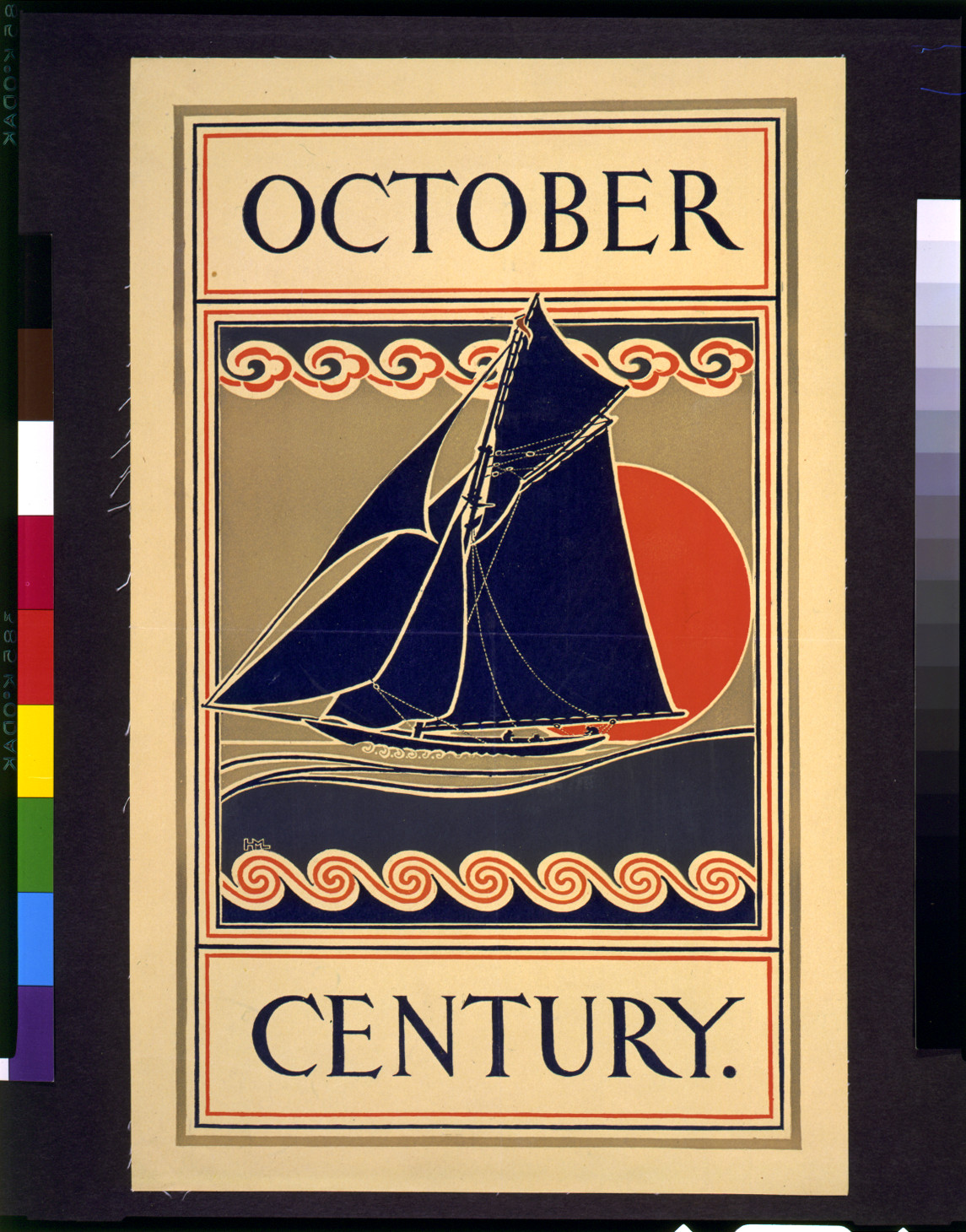 October Century / HML., [New York : 1896] — vintage poster