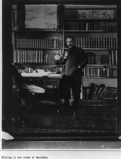 Kipling in his study at Naulakha