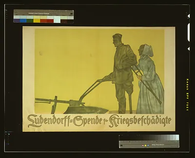Ludendorff-Spende fuumlr Kriegsbeschaumldigte / Olaf Gulbransson 1918.