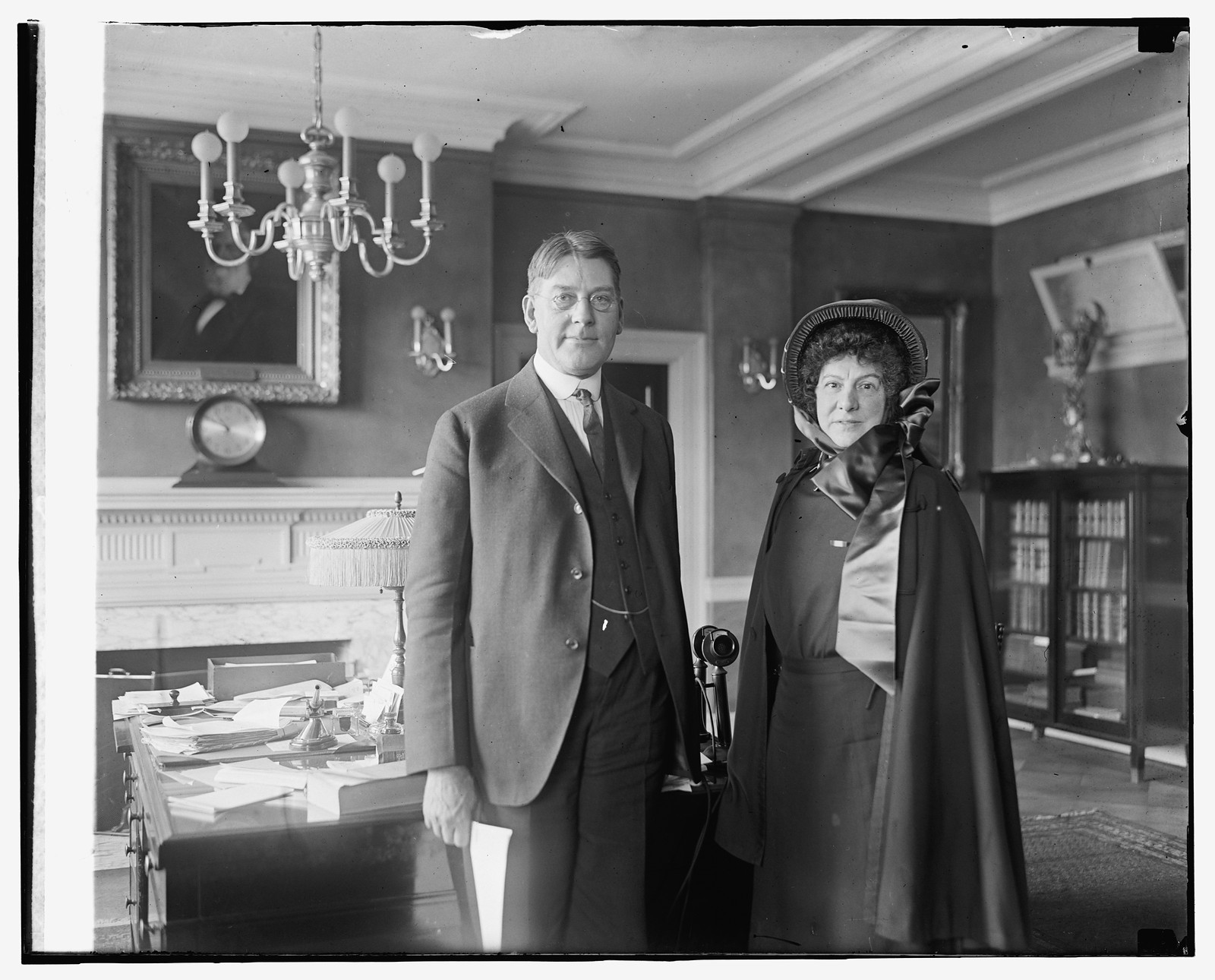 Wilbur & Evangeline Booth, 4/26/24, [19]24 April 26. — historic photograph