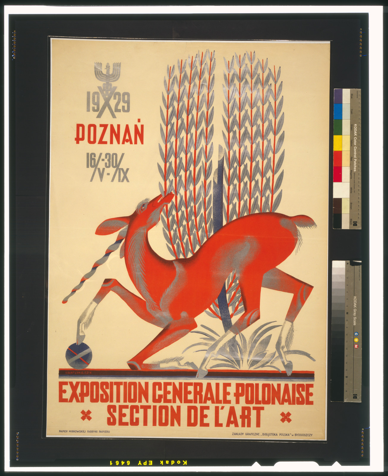 Exposition generale polonaise--section de l'art / E. Bartlomiejczyk., w Bydgoszczy : Zakl. Graf. Biblioteka Polska — vintage poster