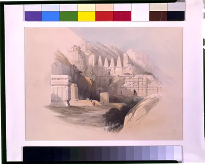 Sepulchral monuments Petra March 9th 1839