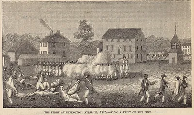 The Fight at Lexington, April 19, 1775