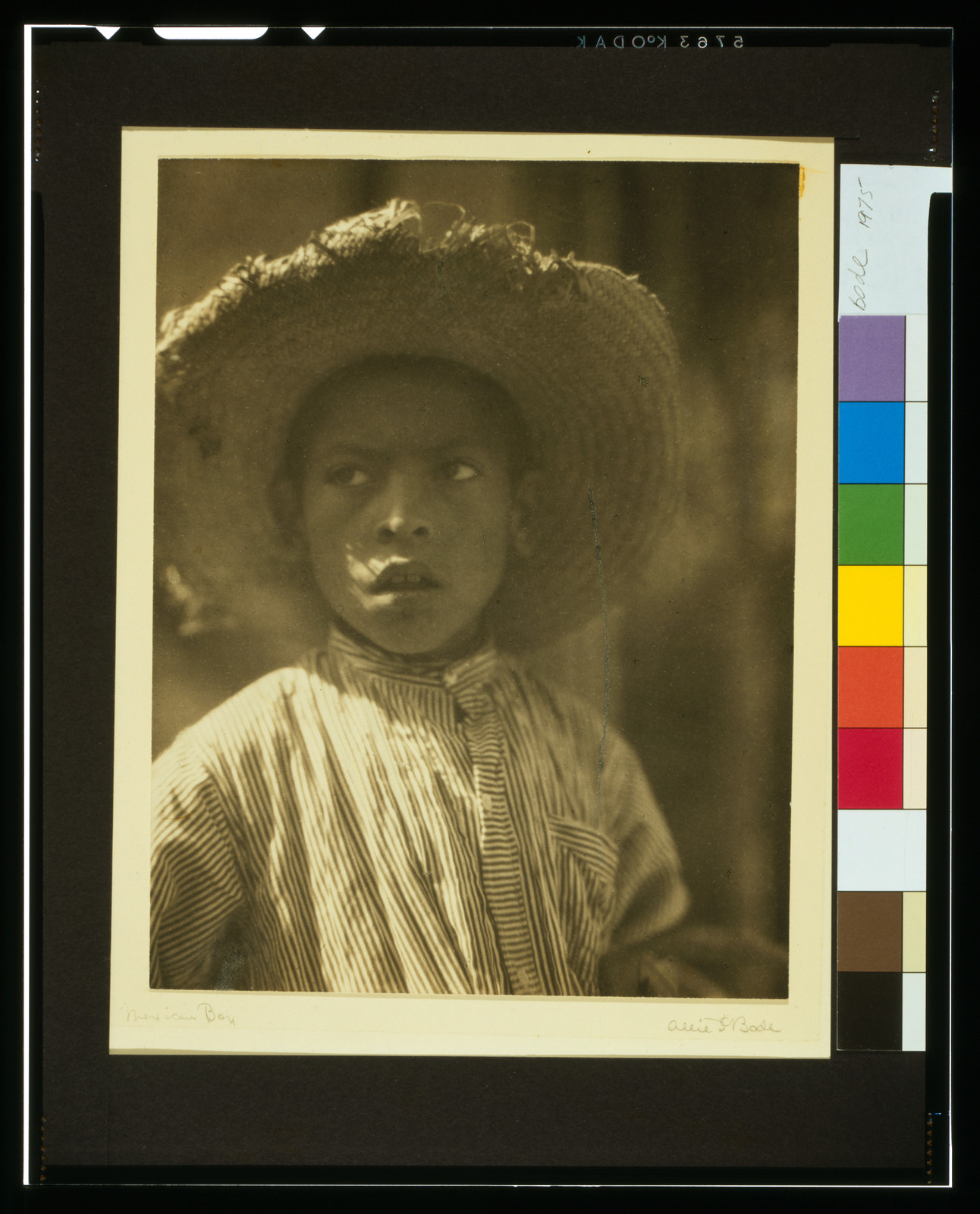 Mexican boy / Allie F. Bode., [1925] — historic photograph