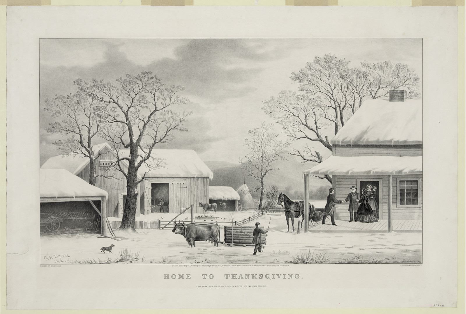 Home to Thanksgiving — historic image