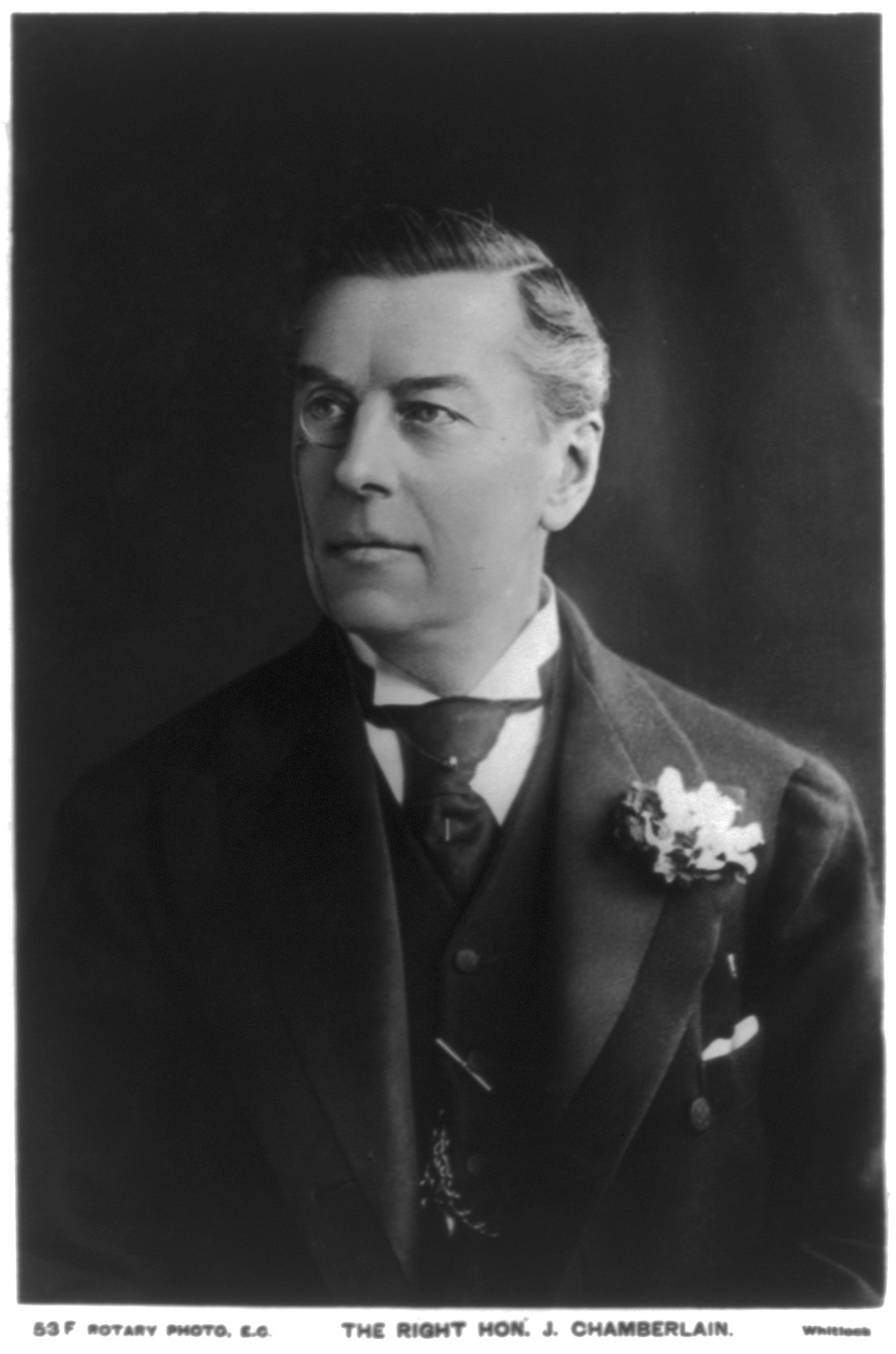 Joseph Chamberlain, 1836-1914, [no date recorded on caption card] — historic photograph
