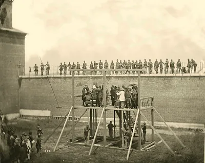 Washington, D.C., Adjusting The Ropes For Hanging The Conspirators