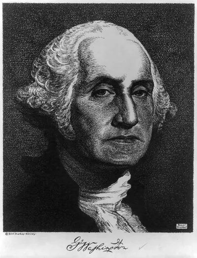 [George Washington, head and shoulders portrait, facing right]
