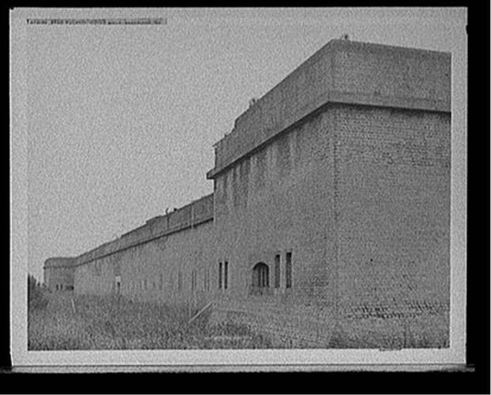 Fort Pulaski, outer wall, Savannah, Ga., [between 1890 and 1910] — historic photograph