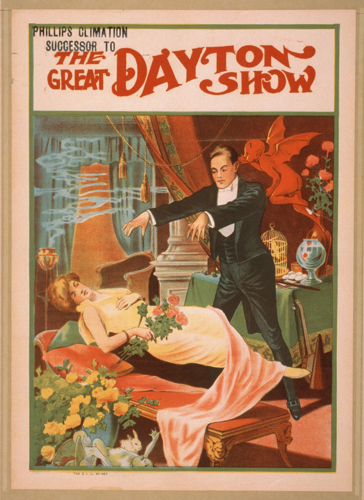 Phllips Climation successor to The Great Dayton Show — vintage poster