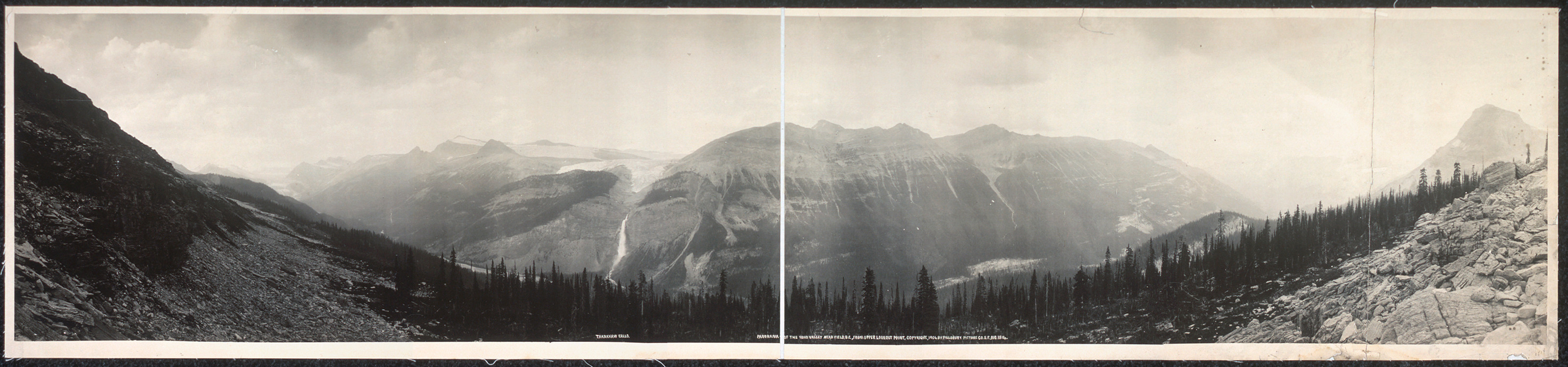Yoho Valley near Field, B.C, Canada, 1907, 1907 — historic image