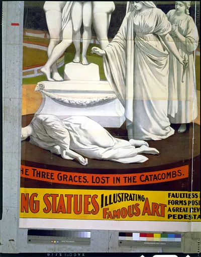 Living Statues Illustrating Famous Art: The Three Graces