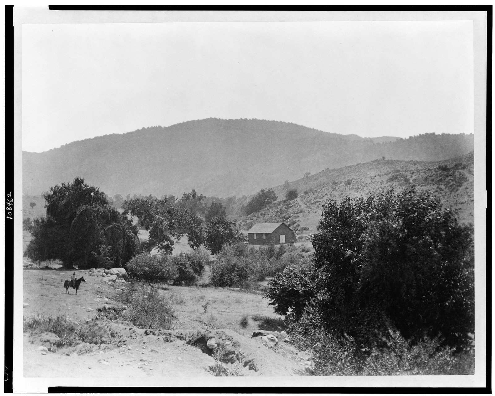 Tejon ranch. Indian reservation ; the church, [between 1888 and 1900] — historic photograph