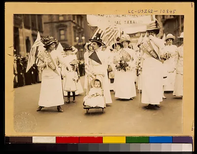 [Suffrage parade, New York City, May 6, 1912]