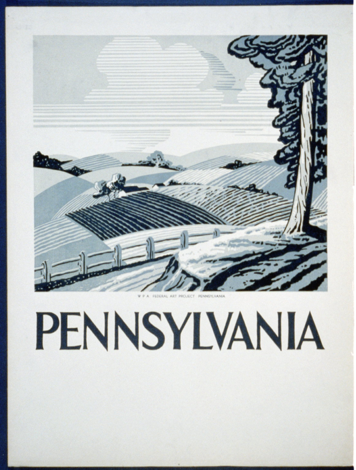 Pennsylvania, 1936 — vintage poster