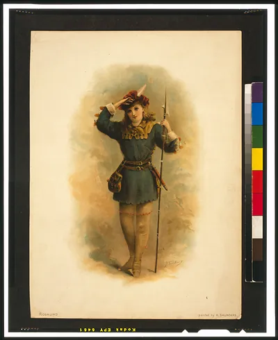 Rosalind / painted by H. Saunders.