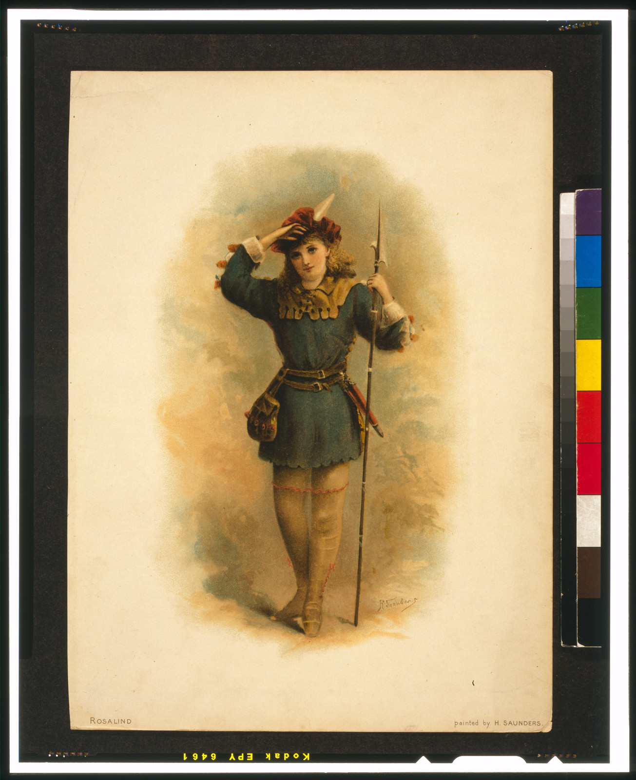 Rosalind / painted by H. Saunders., [between 1840 and 1890(?)] — antique lithograph