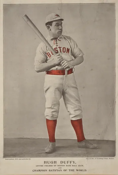 Hugh Duffy, Center Fielder of Boston Base Ball Club