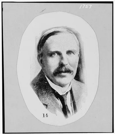 [Sir Ernest Rutherford, head-and-shoulders portrait facing slightly left]