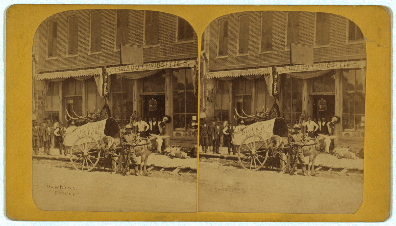 16th Street Denver / Hawkins Denver., 1875 — historic photograph
