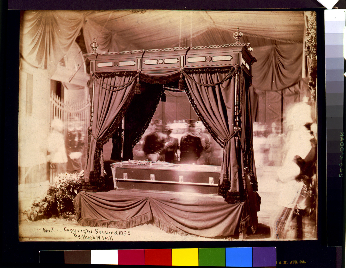 Gen. U.S. Grant, lying in state, in City Hall, New York City / Hill Bros., New York City., c1885. — historic photograph