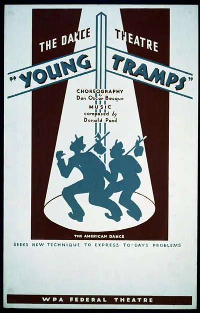 The Dance Theatre Young tramps Choreography by Don Oscar Becque music composed by Don