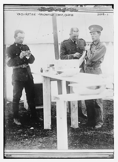 Vaccination -- Valcartier Camp, Canada