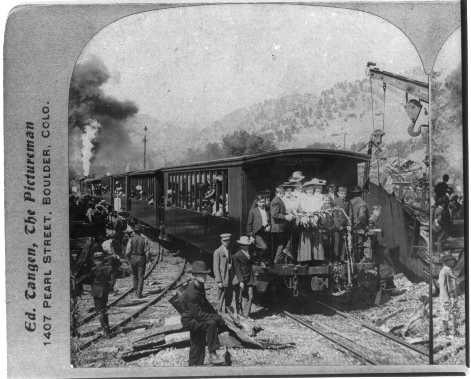 Boulder, Colo. Disaster of Aug. 10, 1907, c1907. — historic photograph
