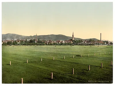 Offenburg general view Baden Germany