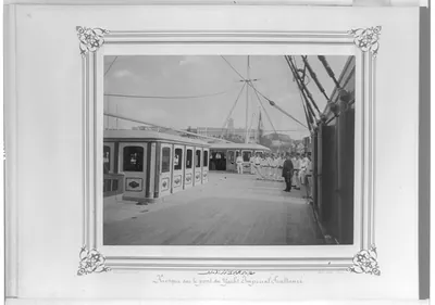 [The deck cabins of the Imperial Yacht, Sultaniye] / Constantinople, Abdullah Frères.