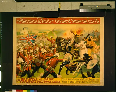 The Barnum and Bailey greatest show on earth--The Mahdi or for the Victoria Cross--Scene 3d--War in the Soudan ...