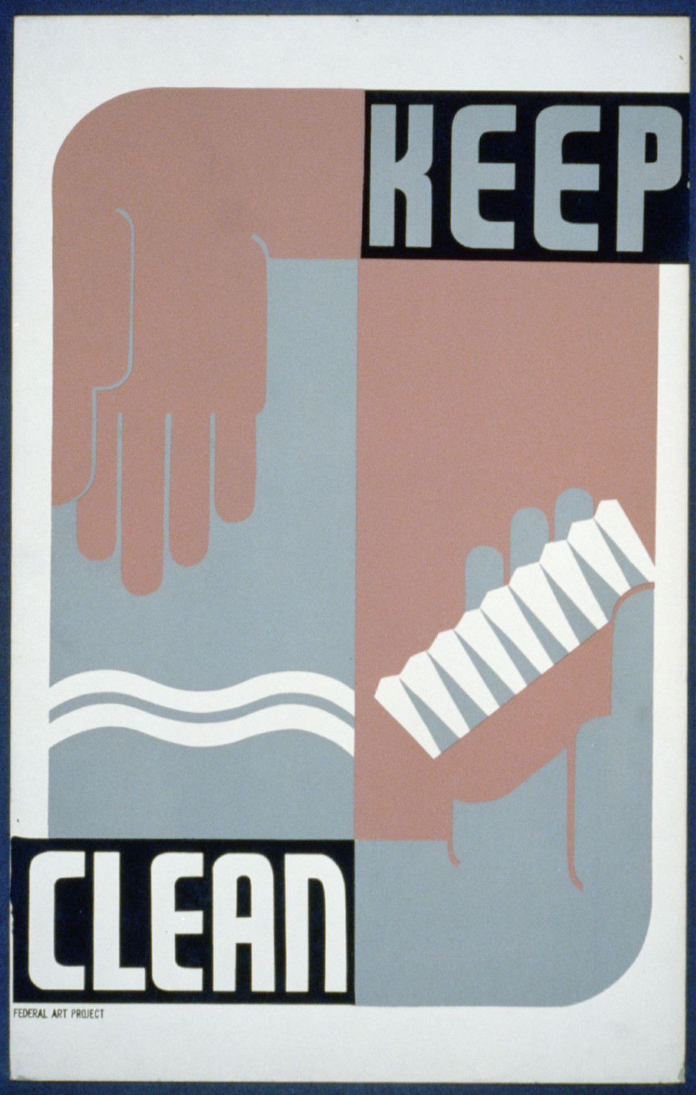 Keep clean, 1936 — vintage poster
