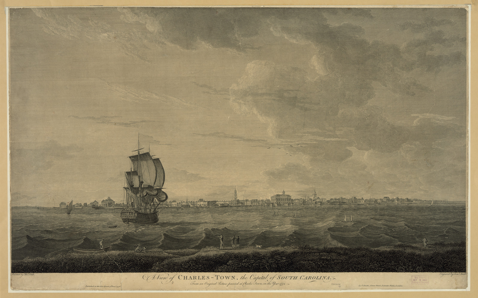 A View of Charles-Town, the Capital of South Carolina — historic image