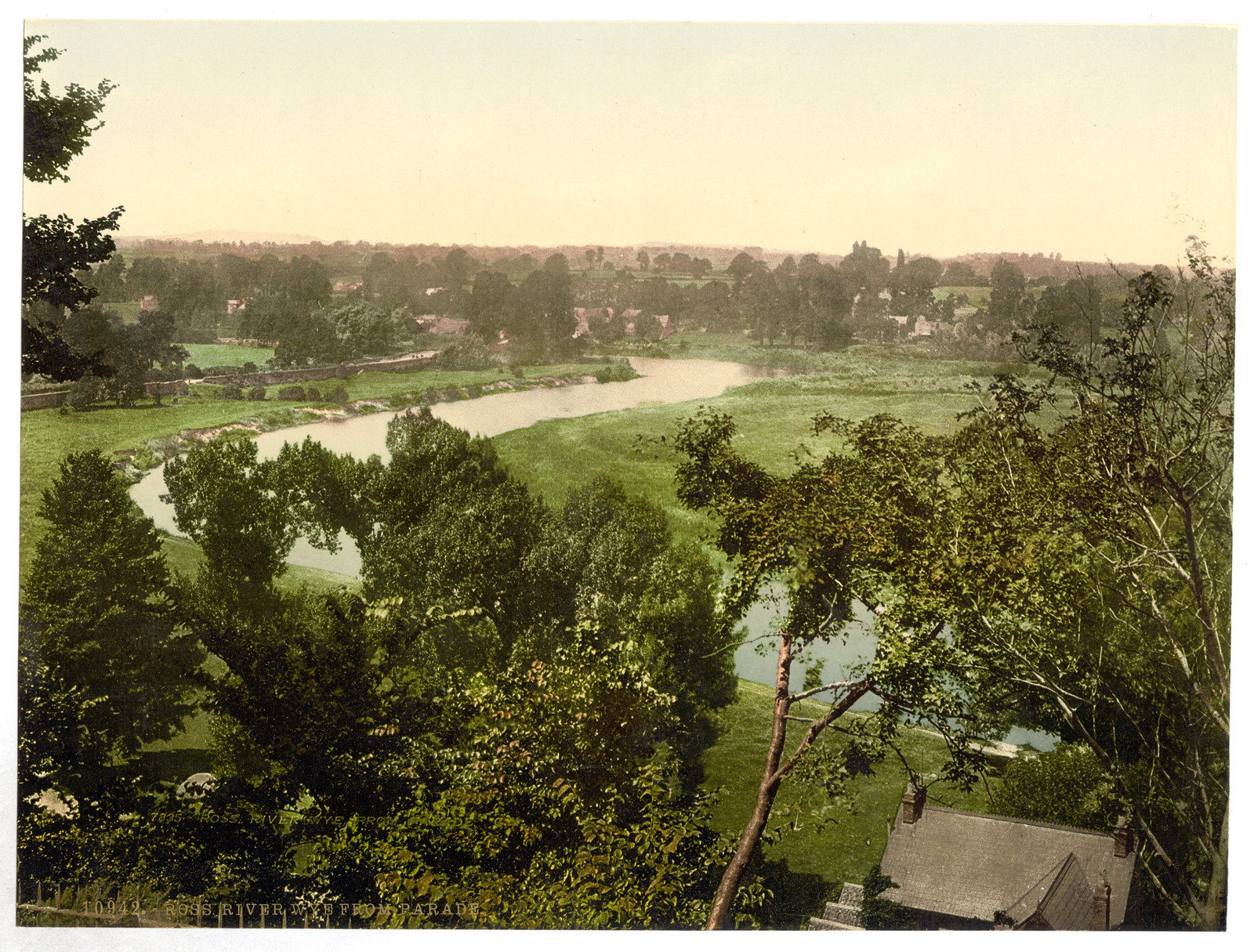 River Wye from Parade Ross-on-Wye England, [between ca. 1890 and ca. 1900]. — historic print