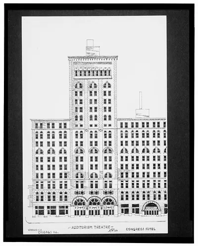 [Auditorium Theatre and Congress Hotel, Wabash Ave., Chicago, Illinois] / AFD 1936.
