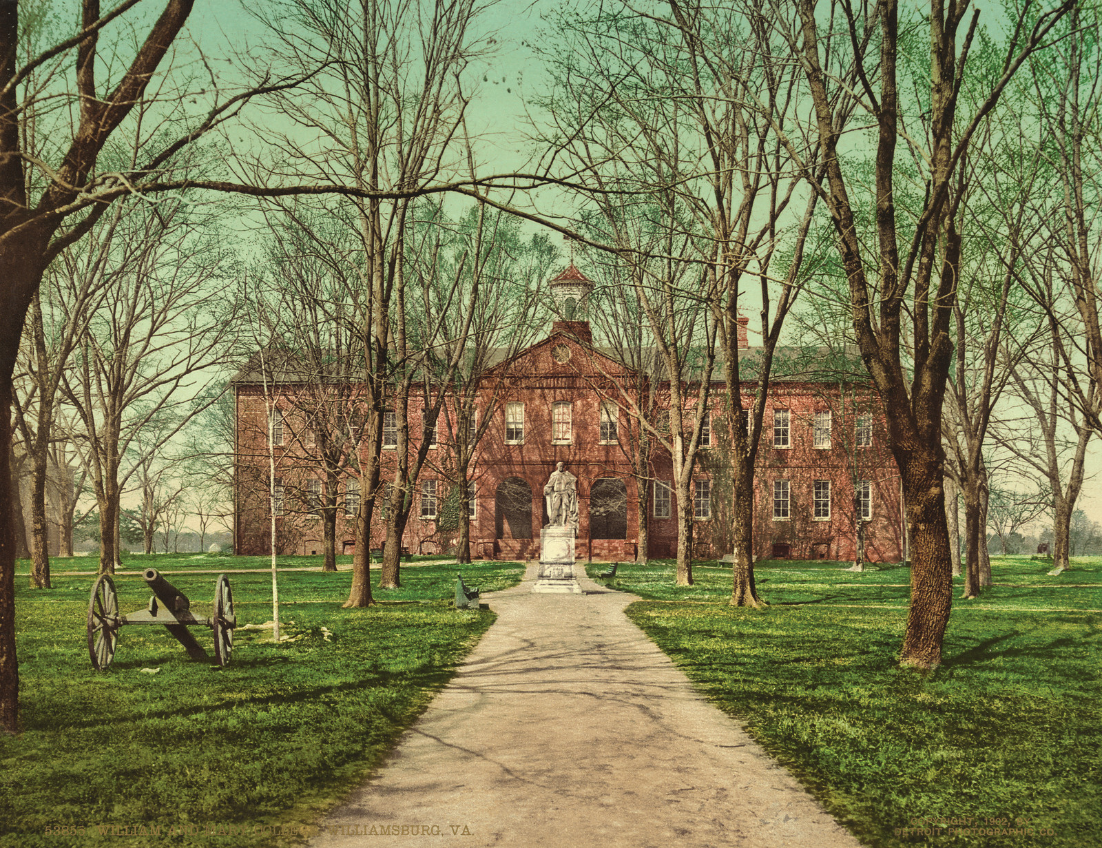 William and Mary College, Williamsburg,VA — historic image
