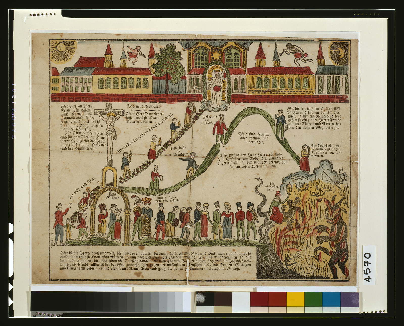 Das neue Jerusalem, [18--] — historic print