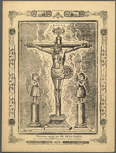 Verdadera imagen del Sr. de la Salud, Mexico 1910 print
