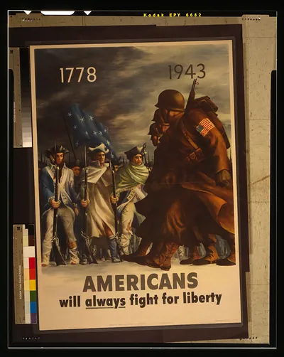 Americans will always fight for liberty / B. Perlin.