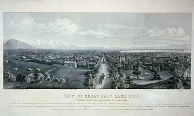 View of Great Salt Lake City
