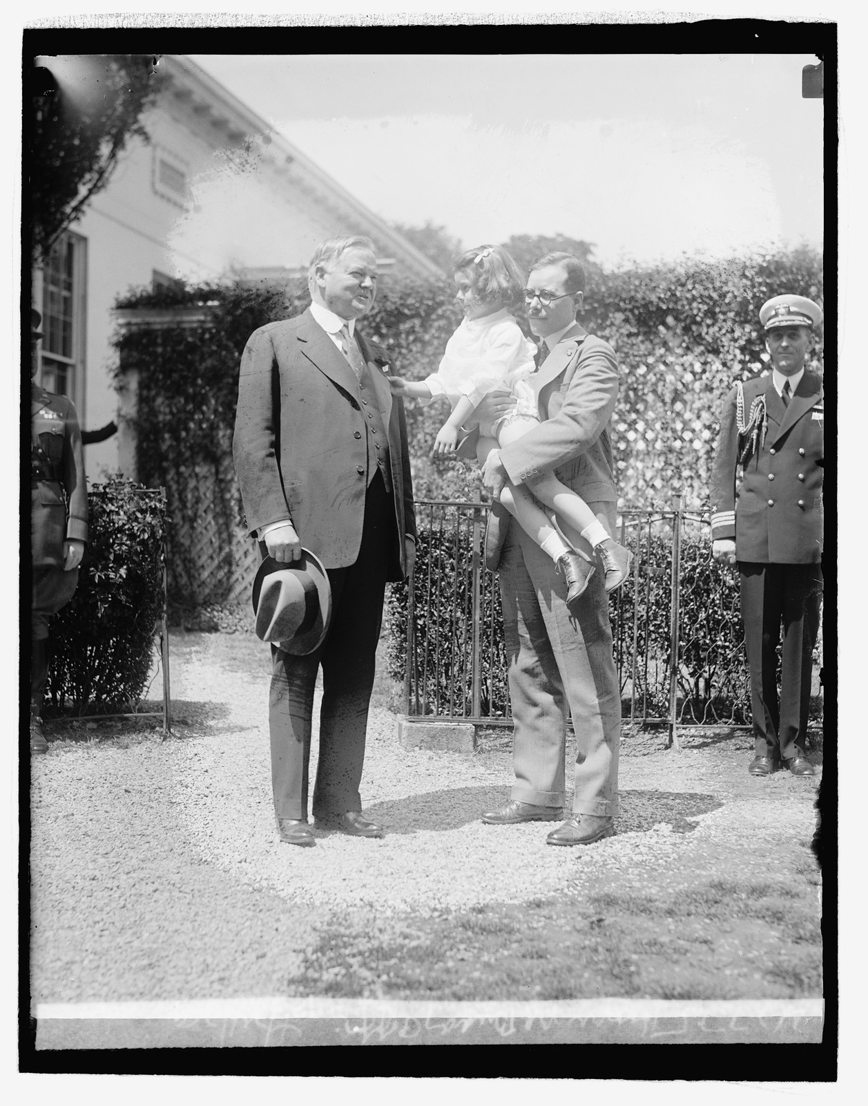 Hoover re. Buddy Poppy, 4/24/29, [19]29 April 24. — historic photograph