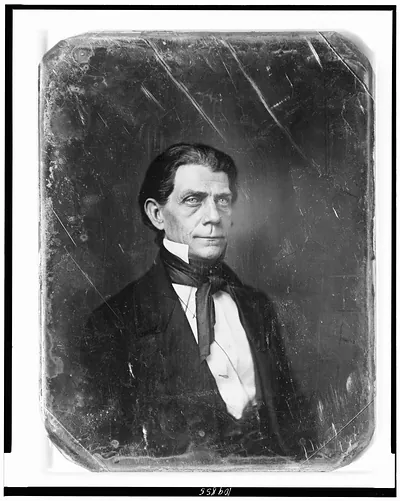 [Memucan Hunt, half-length portrait, three-quarters to the right]